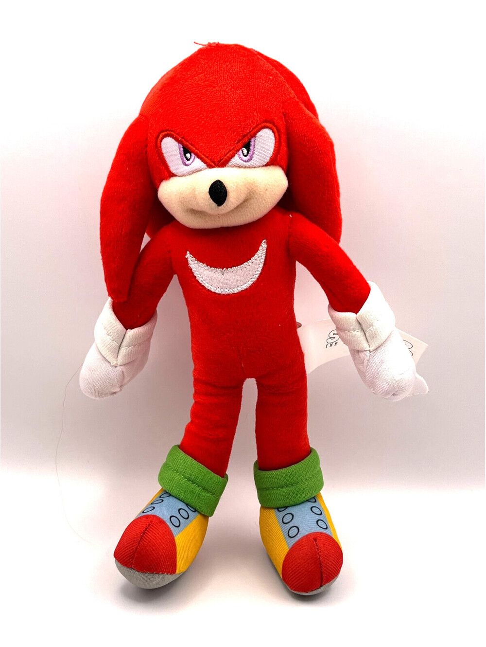 Sonic the Hedgehog 2 Movie Knuckles Plush Jakks Pacific 9” Rare HTF No Tags